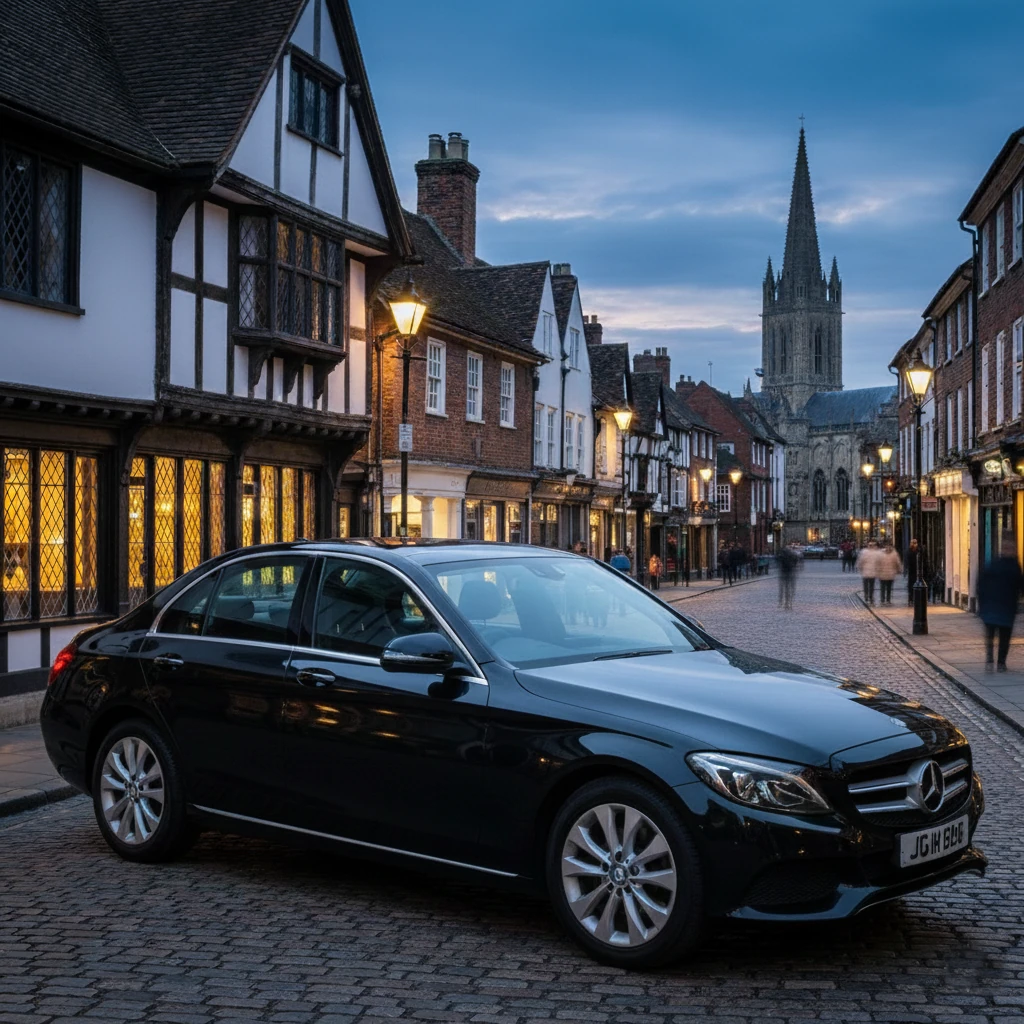 Reliable Shrewsbury taxi service by Worcester Town Taxi with professional drivers and clean vehicles for local rides and airport transfers.